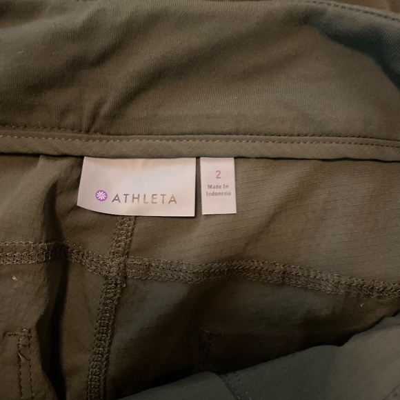 Athleta olive joggers with elastic cuffs - Picture 5 of 5